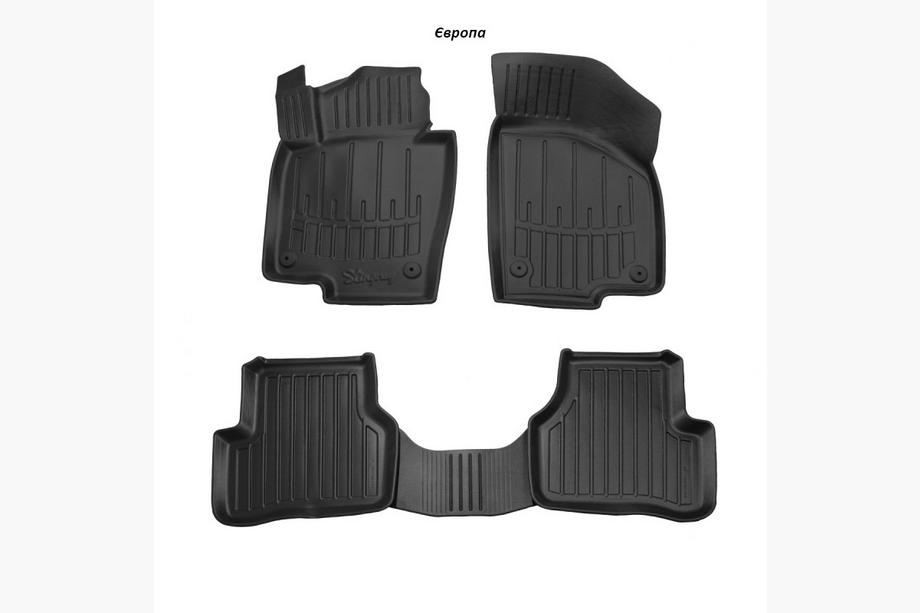Volkswagen Passat B7 2012–2015 Stingray 3D bilmattor (5 st, polyuretan) Europeisk version Image