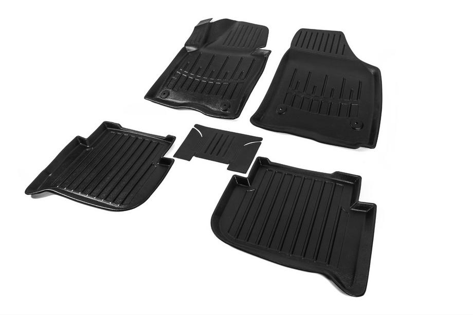 Volkswagen Touran 2010–2015 Stingray 3D bilmattor (5 st, polyuretan) Foto 2
