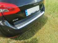 Peugeot 308 2014–2021 Lastskydd bakre stötfångare Carmos (SW, rostfritt stål) foto 1