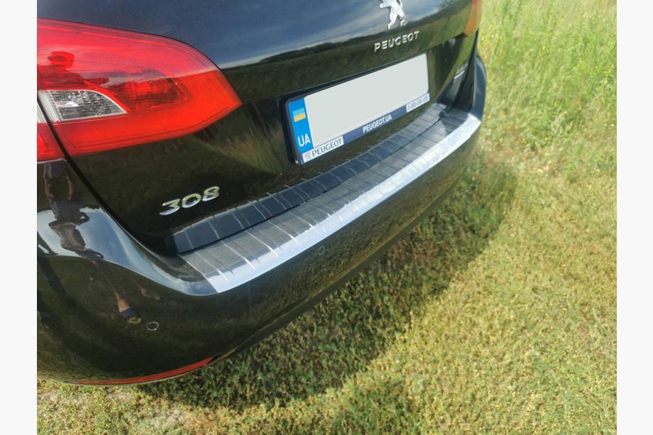 Peugeot 308 2014–2021 Lastskydd bakre stötfångare Carmos (SW, rostfritt stål) Image