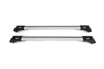 Låsbara lastbågar för vanliga takrails Skybar V1 (2 st) upp till 140 cm, grå foto 3