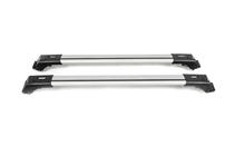 Låsbara lastbågar för vanliga takrails Skybar V1 (2 st) upp till 140 cm, grå foto 4