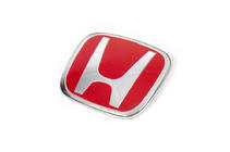 Honda Emblem (röd, självhäftande) foto 2