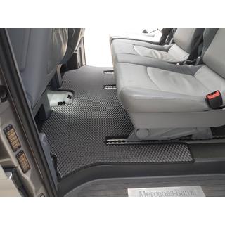 EVA V2 bilmattor (Endast avhämtning, komplett set för hela kupén, svarta) Mercedes Vito W639 2004–2014 foto 4