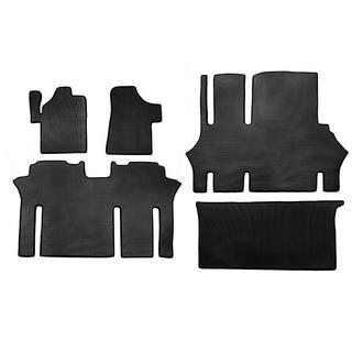 EVA V2 bilmattor (Endast avhämtning, komplett set för hela kupén, svarta) Mercedes Vito W639 2004–2014 foto 3