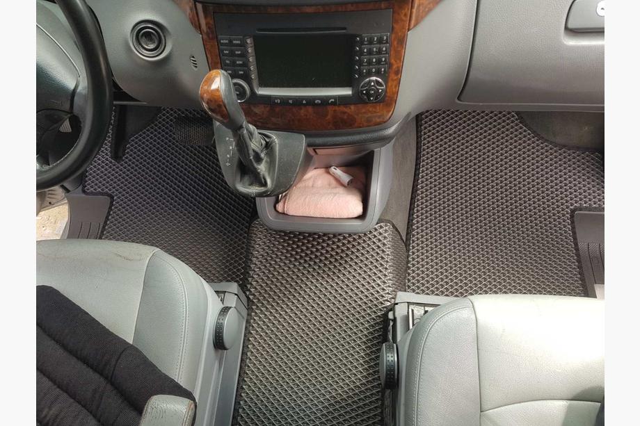 Mercedes Vito W639 2004–2014 EVA V2 bilmattor (Endast avhämtning, komplett set för hela kupén, svarta) Foto 11