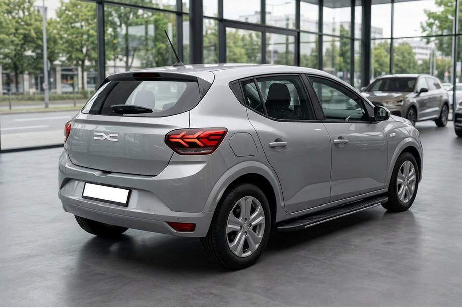 Dacia Sandero 2021– Sidosteg Bosphorus Grey (2 st, aluminium) Image