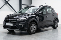 Dacia Sandero 2021– Sidosteg Bosphorus Black (2 st, aluminium) foto 1