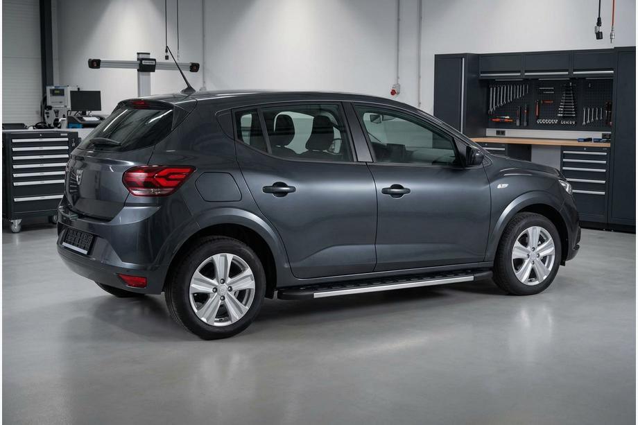 Dacia Sandero 2021– Sidosteg Duru (2 st, aluminium) Image