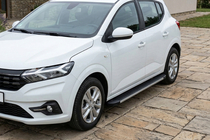 Dacia Sandero 2021– Sidosteg Maya V1 (2 st, aluminium) foto 1