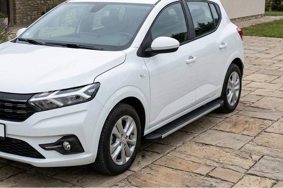 Dacia Sandero 2021– Sidosteg Maya V1 (2 st, aluminium) Image