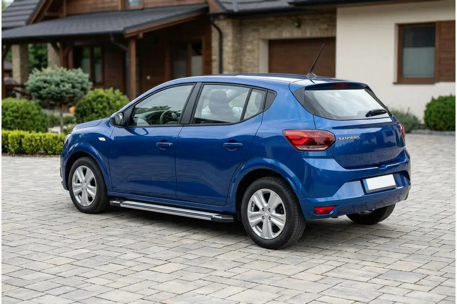 Dacia Sandero 2021– Sidosteg Rainbow (2 st, aluminium) Image