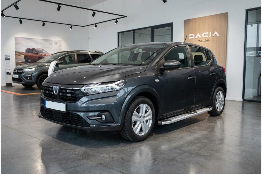 Dacia Sandero 2021– Mevsim Grey sidosteg (2 st, aluminium) Image