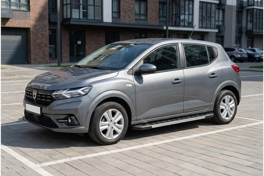 Dacia Sandero 2021– Sidosteg RedLine (2 st, aluminium) Image