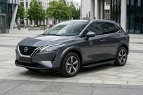 Nissan Qashqai 2021– Sidosteg Bosphorus Black (2 st, aluminium) foto 1