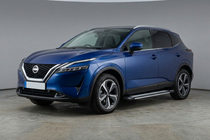 Nissan Qashqai 2021– Sidosteg Rainbow (2 st, aluminium) foto 1