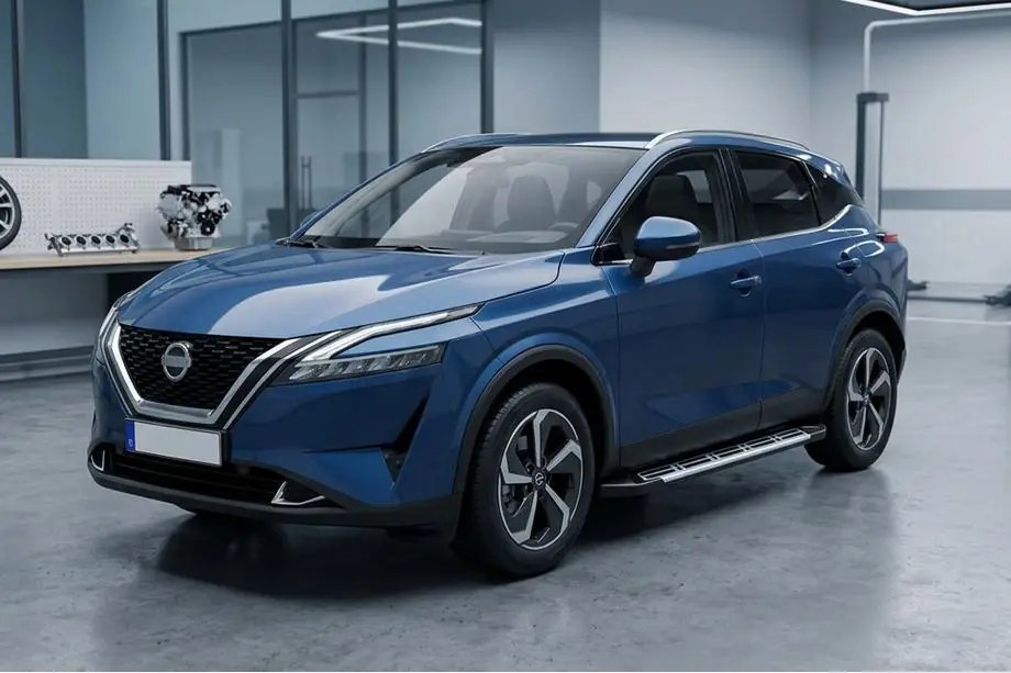 Nissan Qashqai 2021– Sidosteg Sunrise (2 st, aluminium) Image