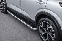 Nissan Qashqai 2021– Sidosteg Tayga Grey (2 st, aluminium) foto 1