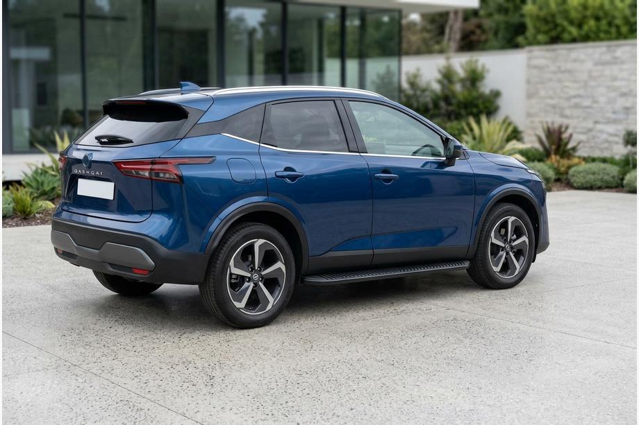 Nissan Qashqai 2021– Sidosteg Tayga Black (2 st, aluminium) Image
