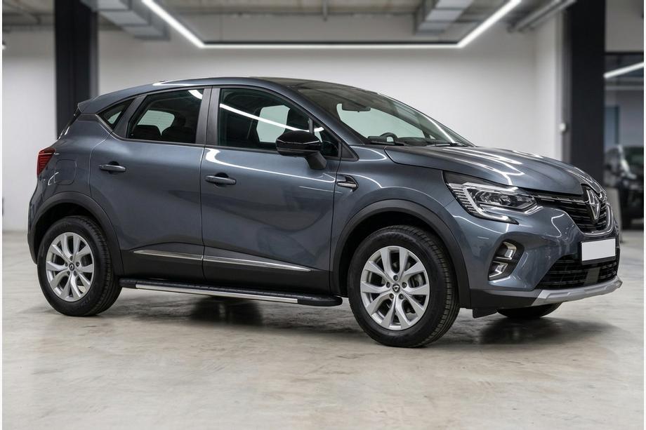 Renault Captur 2019– Sidosteg Bosphorus Grey (2 st, aluminium) Image