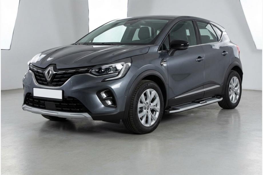 Renault Captur 2019– Mevsim Grey sidosteg (2 st, aluminium) Image