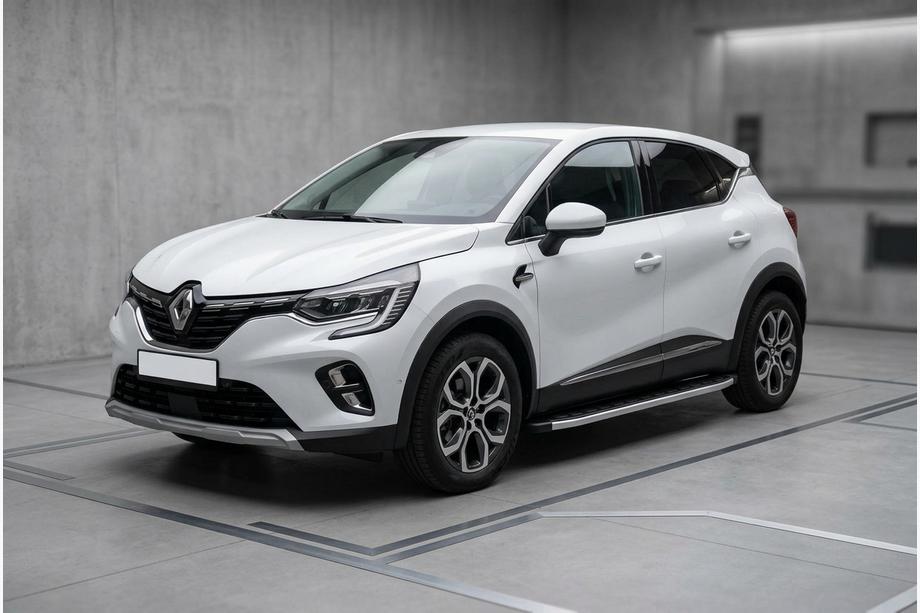 Renault Captur 2019– Sidosteg Fullmond (2 st, aluminium) Image