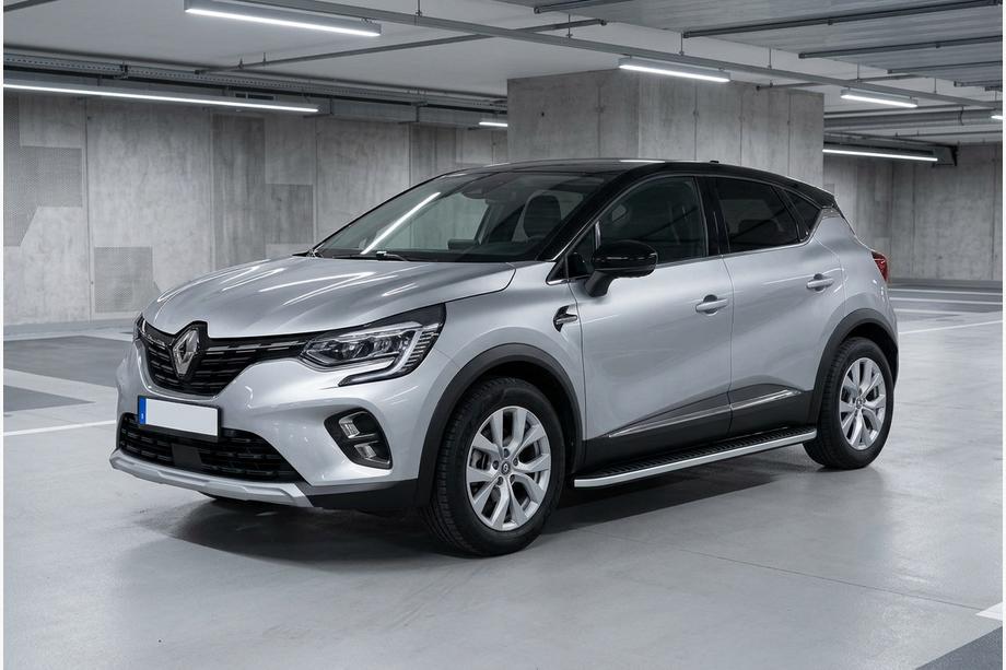 Renault Captur 2019– Sidosteg Tayga Grey (2 st, aluminium) Image