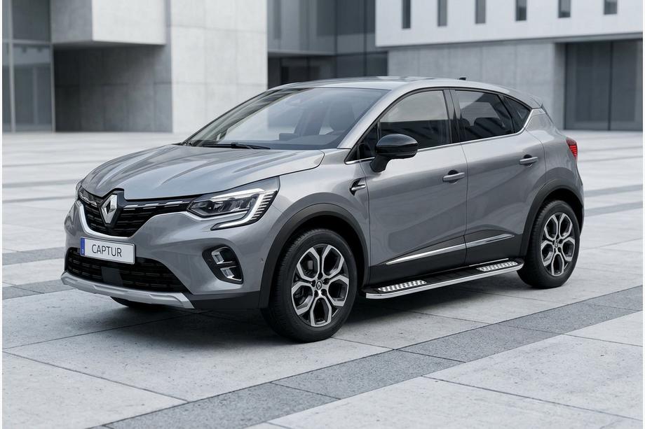 Renault Captur 2019– Sidosteg Tayga V2 (2 st, aluminium) Image