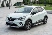 Renault Captur 2019– Sidosteg Vision New Grey (2 st, aluminium) foto 1
