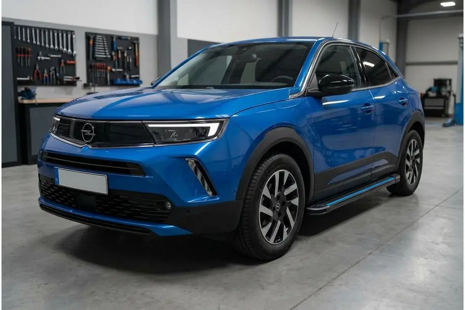 Opel Mokka 2021– Sidosteg Maya Blue (2 st, aluminium) Image