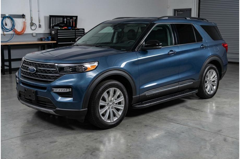 Ford Explorer 2019– Sidosteg Bosphorus Black (2 st, aluminium) Image