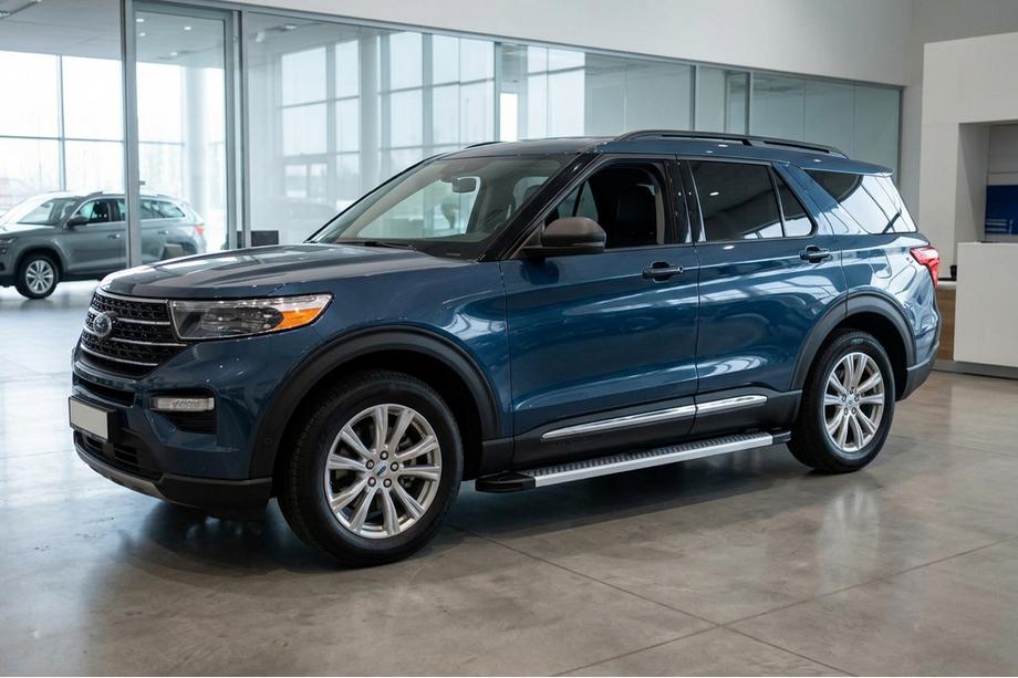 Ford Explorer 2019– Sidosteg Maya V2 (2 st, aluminium) Image