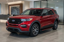 Ford Explorer 2019– Sidosteg Maya Red (2 st, aluminium) foto 1