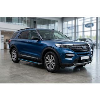Sidosteg Maya Blue (2 st, aluminium) foto 1