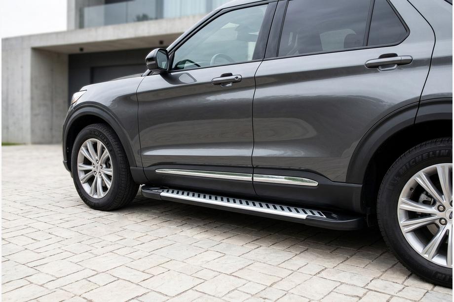 Ford Explorer 2019– Sidosteg Line (2 st, aluminium) Image