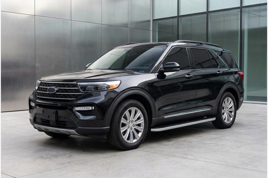 Ford Explorer 2019– Sidosteg Tayga Grey (2 st, aluminium) Image