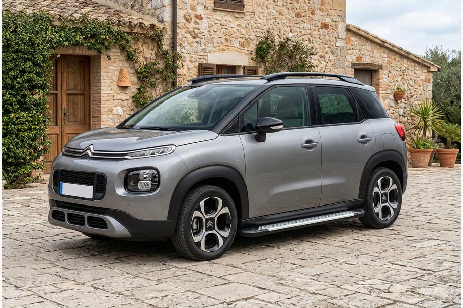 Citroen C-3 Aircross 2017–2024 Sidosteg Allmond Grey (2 st, aluminium) Image