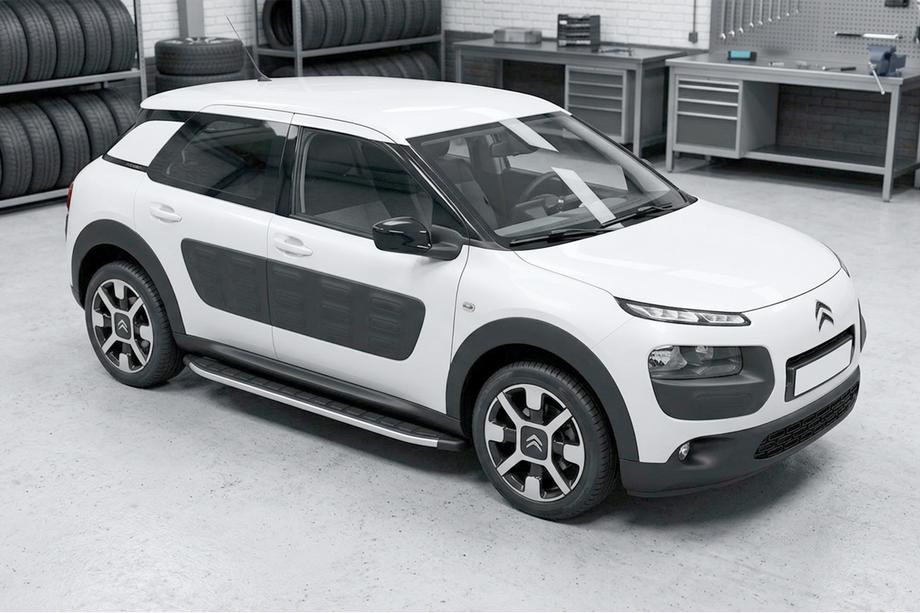 Citroen Cactus 2014–2020 Sidosteg Fullmond (2 st, aluminium) Image