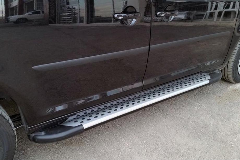 Volkswagen Caddy 2020– Sidosteg Allmond Grey (2 st, aluminium) Image