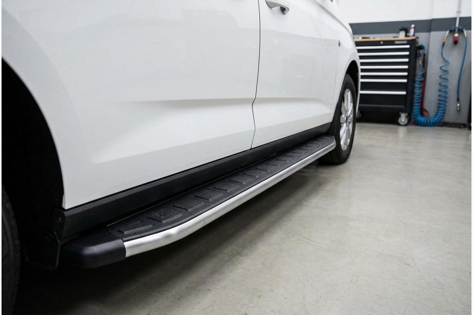 Volkswagen Caddy 2020– Sidosteg Fullmond (2 st, aluminium) Image