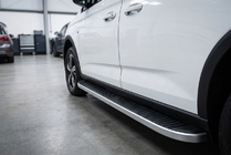 Volkswagen Caddy 2020– Sidosteg Tayga Grey (2 st, aluminium) foto 1