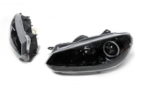 Volkswagen Golf 6 2008–2014 Strålkastare fram Black (2 st, LED) foto 2