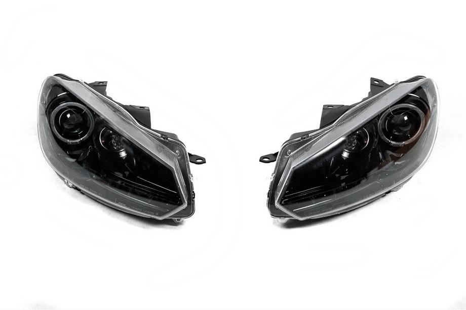 Volkswagen Golf 6 2008–2014 Strålkastare fram Black (2 st, LED) Image