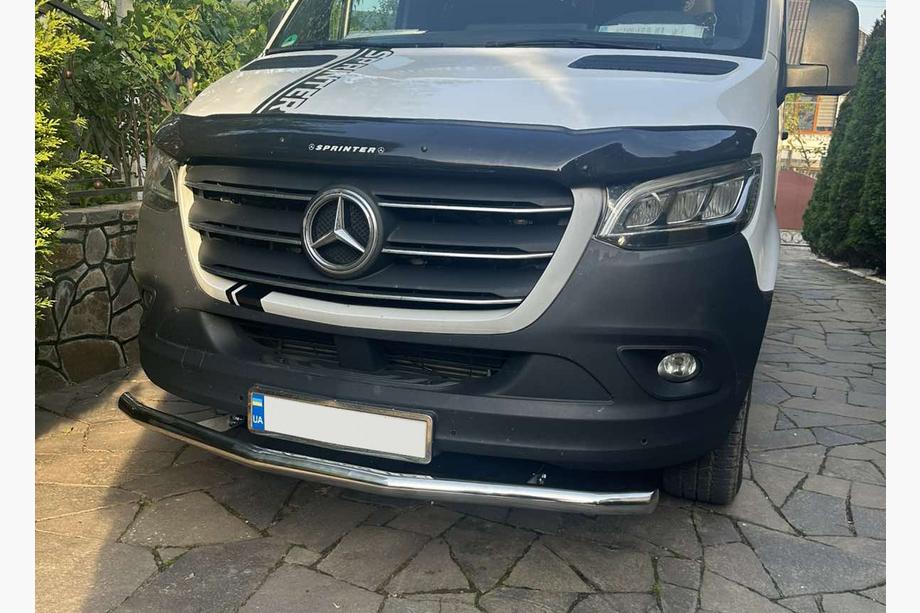 Mercedes Sprinter W907/W910 2018– Främre skyddsbåge ST008 (rostfritt) Image