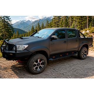 Dakar svarta sidosteg V1 med belysning (2 st, metall) Toyota Hilux 2006–2015 foto 1