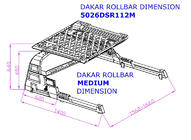 Toyota Hilux 2006–2015 Dakar rollbar med korg (utan rulljalusi) foto 4