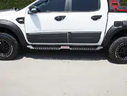 Nissan Navara 2006–2015 Sidosteg Dakar V2 utan LED (2 st, metall) foto 2