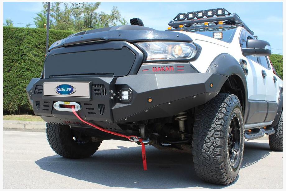 Ford Ranger 2011–2022 Främre stötfångare med hasplåt Dakar (2015-2022) Foto 2