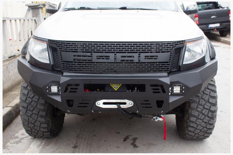 Ford Ranger 2011–2022 Främre stötfångare med hasplåtsskydd Dakar (2011-2015) Foto 3