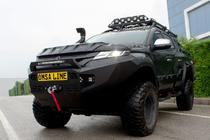 Mitsubishi L200 2015–2024 Främre stötfångare med motorskydd Dakar (2019+) foto 1
